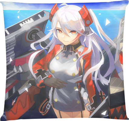 Square Throw Pillow - Prinz Eugen - Mfest