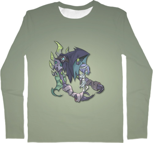 Kids' Longsleeve Shirt 3D - Damon - AFK Arena - Mfest