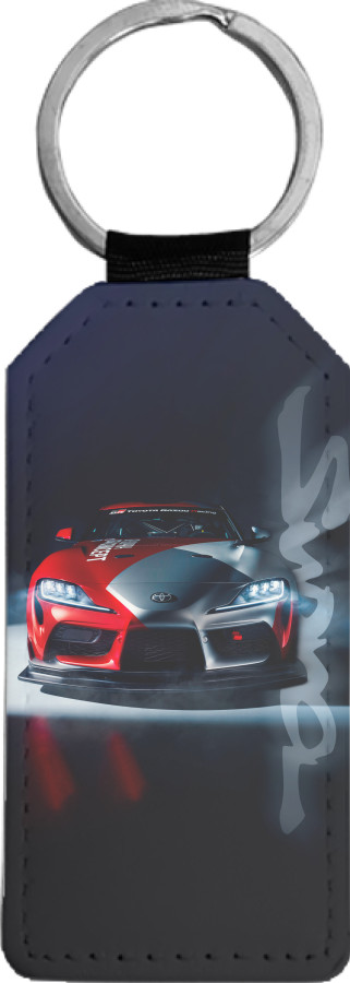 Rectangular Keychain - GR TOYOTA SUPRA GT4 - Mfest