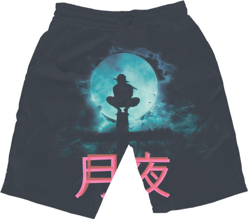 Kids' Shorts 3D - Uchiha Itachi Moon - Mfest