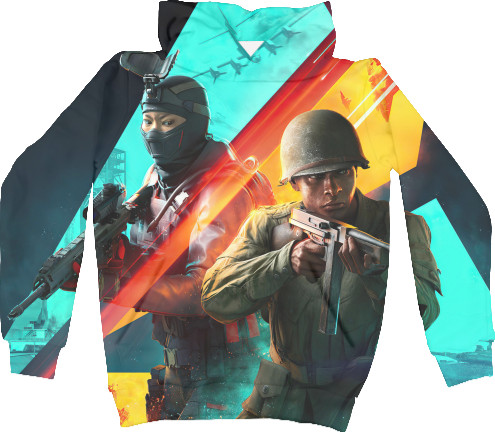 Unisex Hoodie 3D - Battelfield game - Mfest