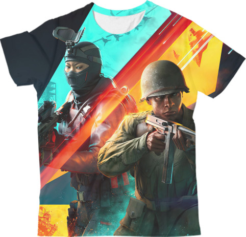 Kids' T-Shirt 3D - Battelfield game - Mfest