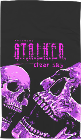 Рушник 3D - Stalker 2 scull - Mfest