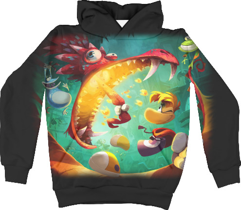 Unisex Hoodie 3D - Rayman legend - Mfest