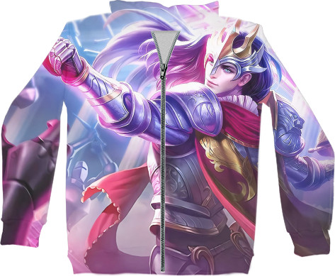 Kids' Zip-through Hoodie 3D - Mobile Legends NEW art - Mfest