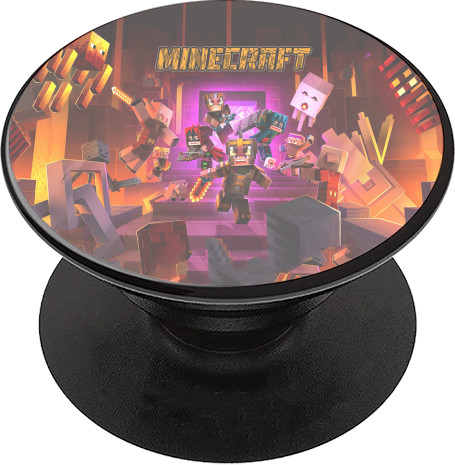 PopSocket Подставка для мобильного - Minecraft NEW art - Mfest