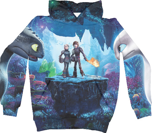 Unisex Hoodie 3D - how to train your dragon - Mfest