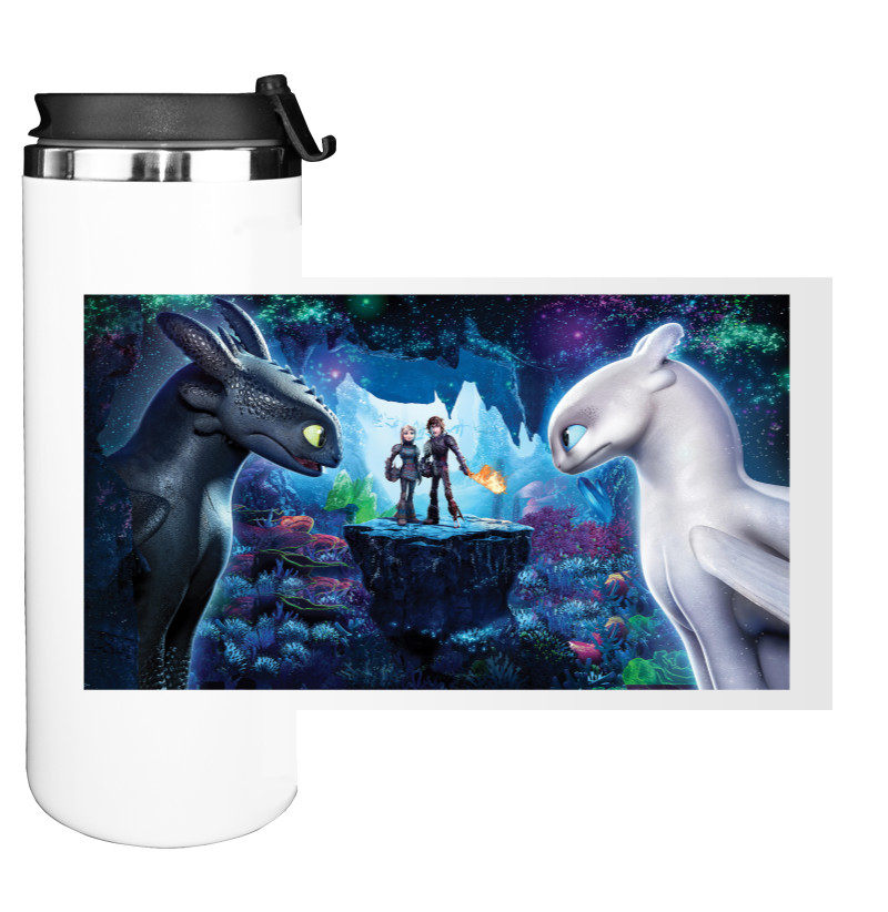 Water Bottle on Tumbler - how to train your dragon - Mfest