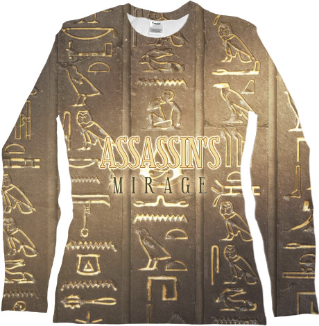 Women's Longsleeve Shirt 3D - Assassin's Creed Mirage - Mfest