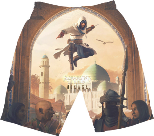 Men's Shorts 3D - Assassin's Creed Mirage - Mfest