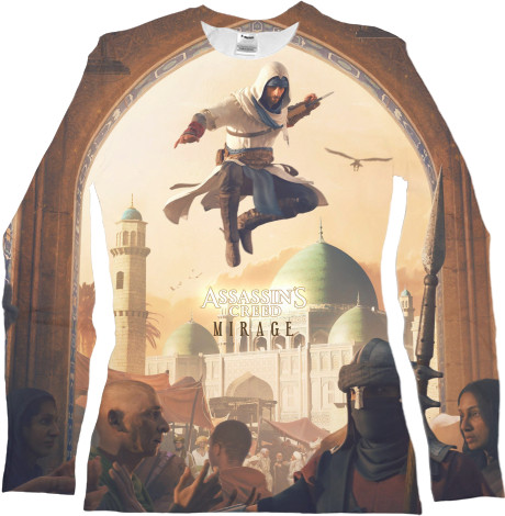 Women's Longsleeve Shirt 3D - Assassin's Creed Mirage - Mfest