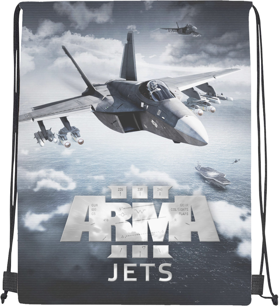 Drawstring Bag - Arma 3 Jets - Mfest