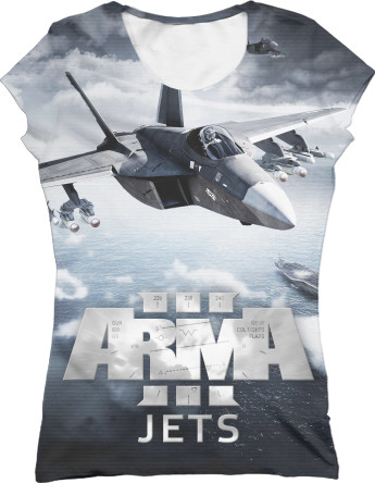 Women's T-Shirt 3D - Arma 3 Jets - Mfest