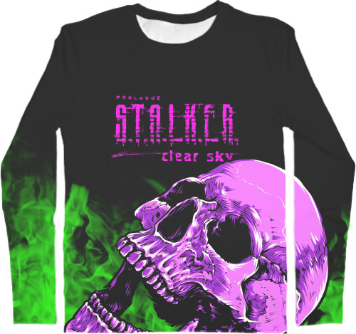 Men's Longsleeve Shirt 3D - Stalker 2 - Mfest