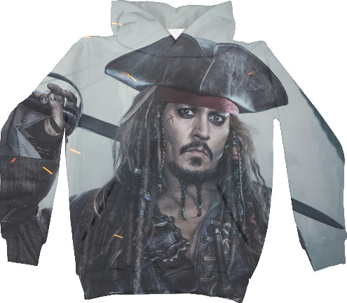 Знаменитости - Hoodie 3D Children's - Johnny Depp - Mfest