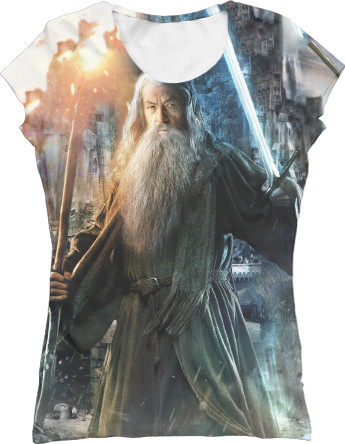 The Lord of the Rings The Rings of Power / Властелин колец - T-shirt 3D Women's - Volodar persniv - Mfest