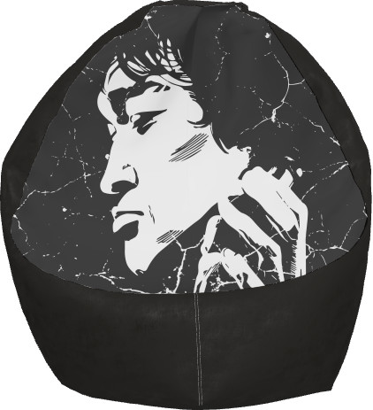 Bean Bag Chair - Viktor Tsoi Art Cracks - Mfest