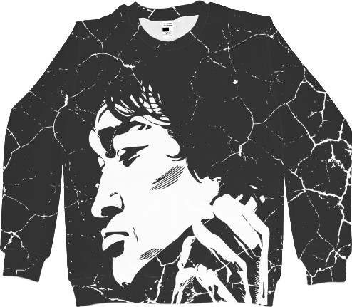 Women's Sweatshirt 3D - Viktor Tsoi Art Cracks - Mfest