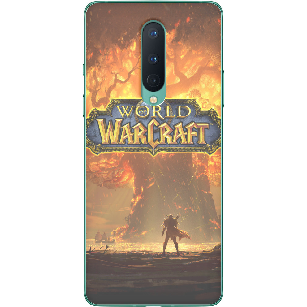 Чехол OnePlus - Warcraft fire tree - Mfest