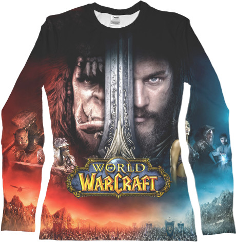 Women's Longsleeve Shirt 3D - Warcraft art - Mfest