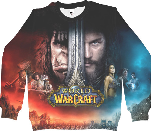 Men's Sweatshirt 3D - Warcraft art - Mfest