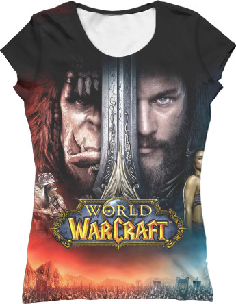 Women's T-Shirt 3D - Warcraft art - Mfest