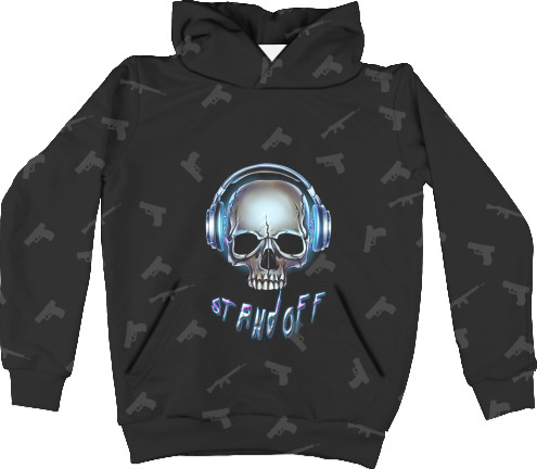 Unisex Hoodie 3D - standoff 2 skull art - Mfest