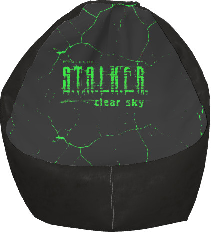 Bean Bag Chair - Stalker green art - Mfest