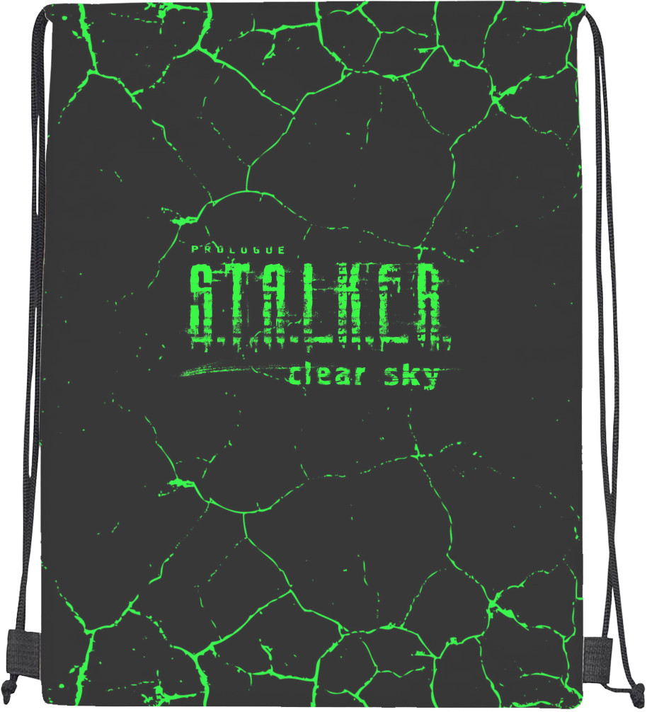 Drawstring Bag - Stalker green art - Mfest