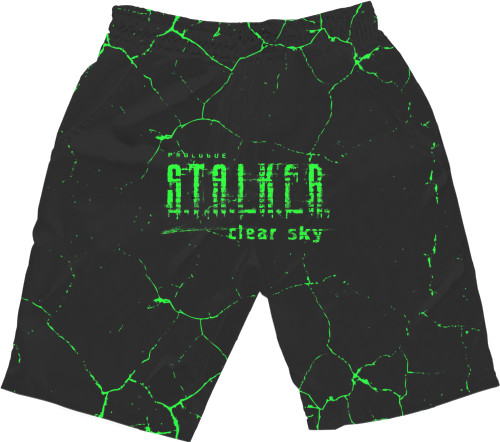 Men's Shorts 3D - Stalker green art - Mfest