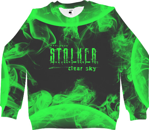 Women's Sweatshirt 3D - stalker fire - Mfest