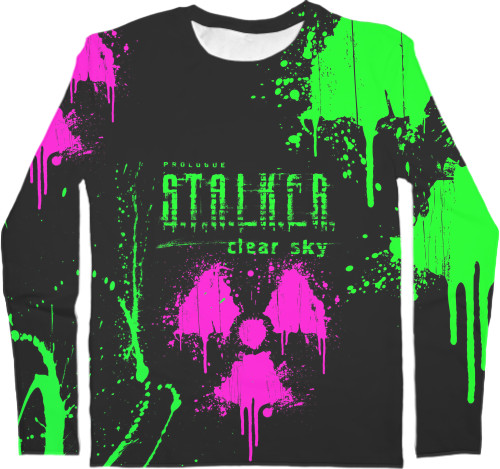 Men's Longsleeve Shirt 3D - Stalker 2 - Mfest