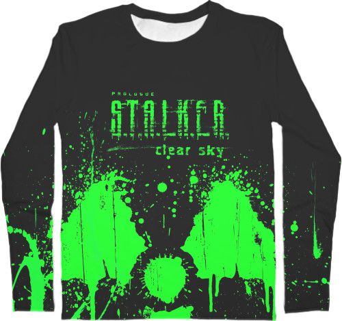 Men's Longsleeve Shirt 3D - Stalker 2 art - Mfest