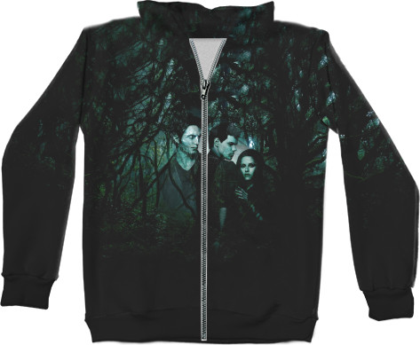 Unisex Zip-through Hoodie 3D - the twilight Saga - Mfest