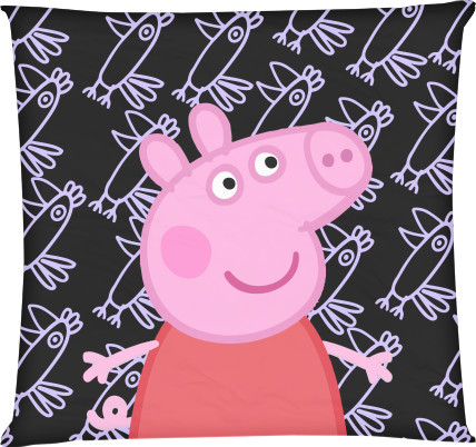 Square Throw Pillow - Peppa Pig - Mfest