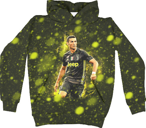 Футбол - Hoodie 3D Children's - Ronaldo Art Khaki - Mfest