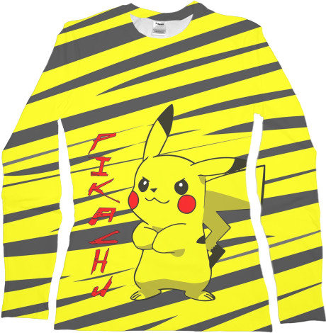 Women's Longsleeve Shirt 3D - Pikachu 2022 - Mfest