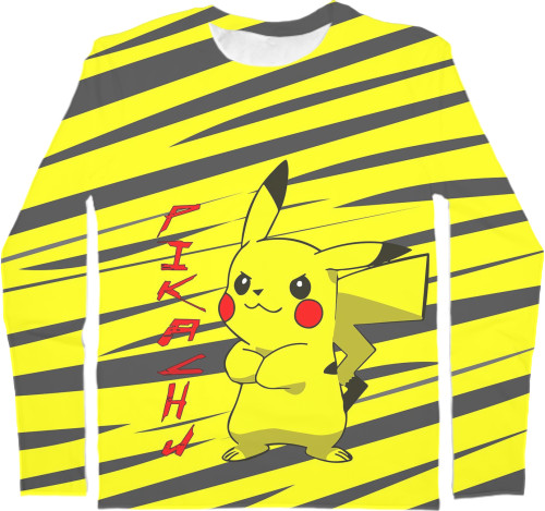 Men's Longsleeve Shirt 3D - Pikachu 2022 - Mfest