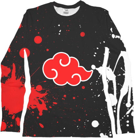 Women's Longsleeve Shirt 3D - Naruto Uchiha - Mfest