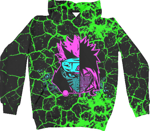 Kids' Hoodie 3D - Naruto Neon - Mfest