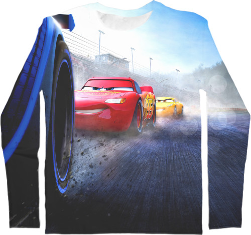 Men's Longsleeve Shirt 3D - Lightning McQueen Cars - Mfest