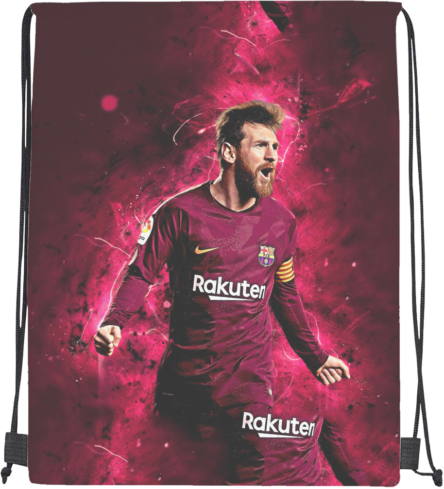 Drawstring Bag - Messi cool art - Mfest