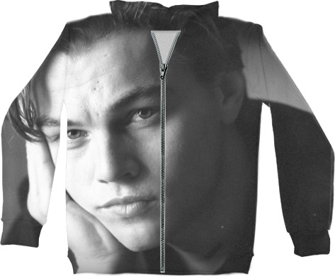 Unisex Zip-through Hoodie 3D - Leonardo DiCaprio - Mfest