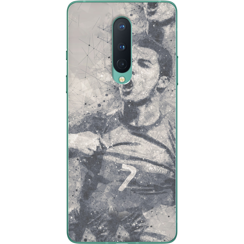 Чехол OnePlus - Cristiano Ronaldo gray - Mfest