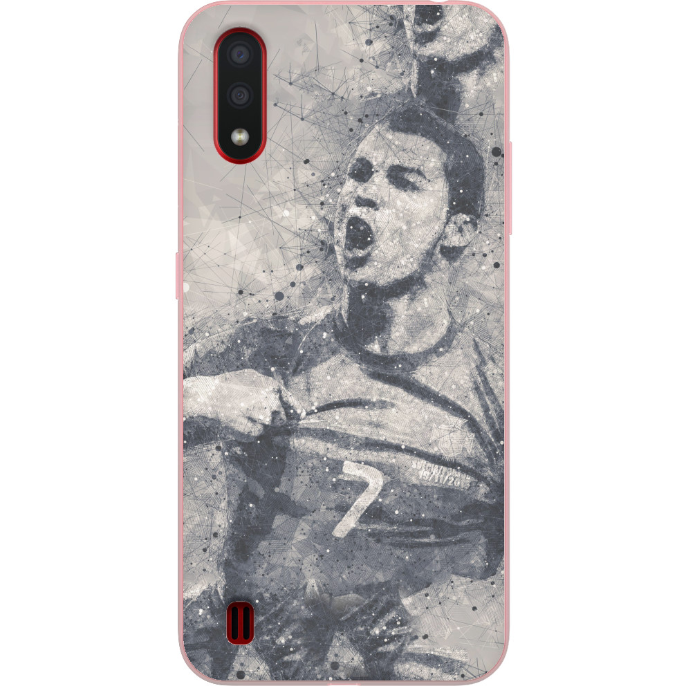 Чехол Samsung - Cristiano Ronaldo gray - Mfest