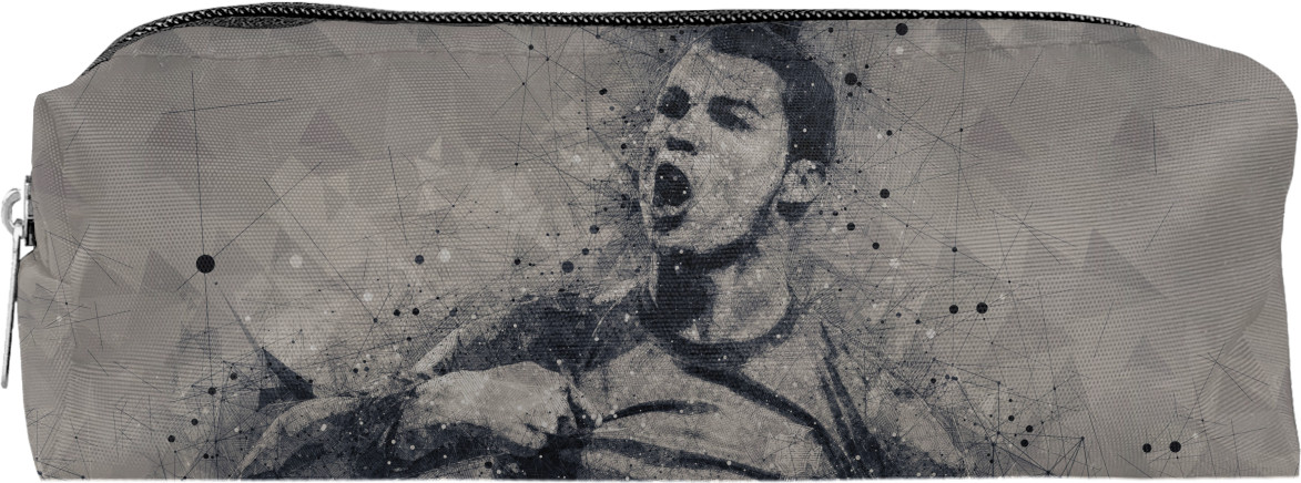 Pencil case 3D - Cristiano Ronaldo gray - Mfest