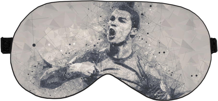 Sleep Mask 3D - Cristiano Ronaldo gray - Mfest