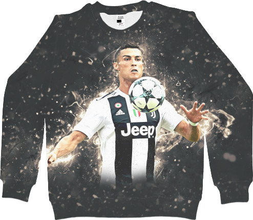 Men's Sweatshirt 3D - Cristiano Ronaldo Blue - Mfest