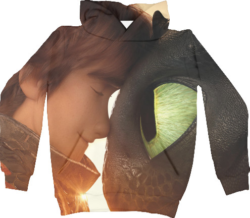 Unisex Hoodie 3D - How to Train Your Dragon Friends - Mfest