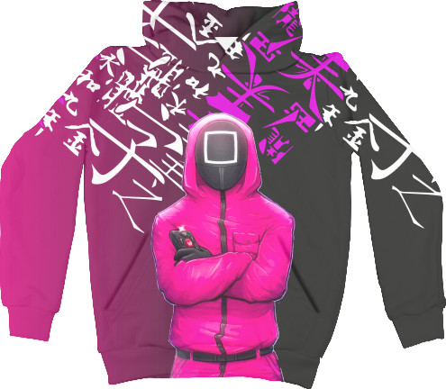 Unisex Hoodie 3D - Game of Squid Hit - Mfest